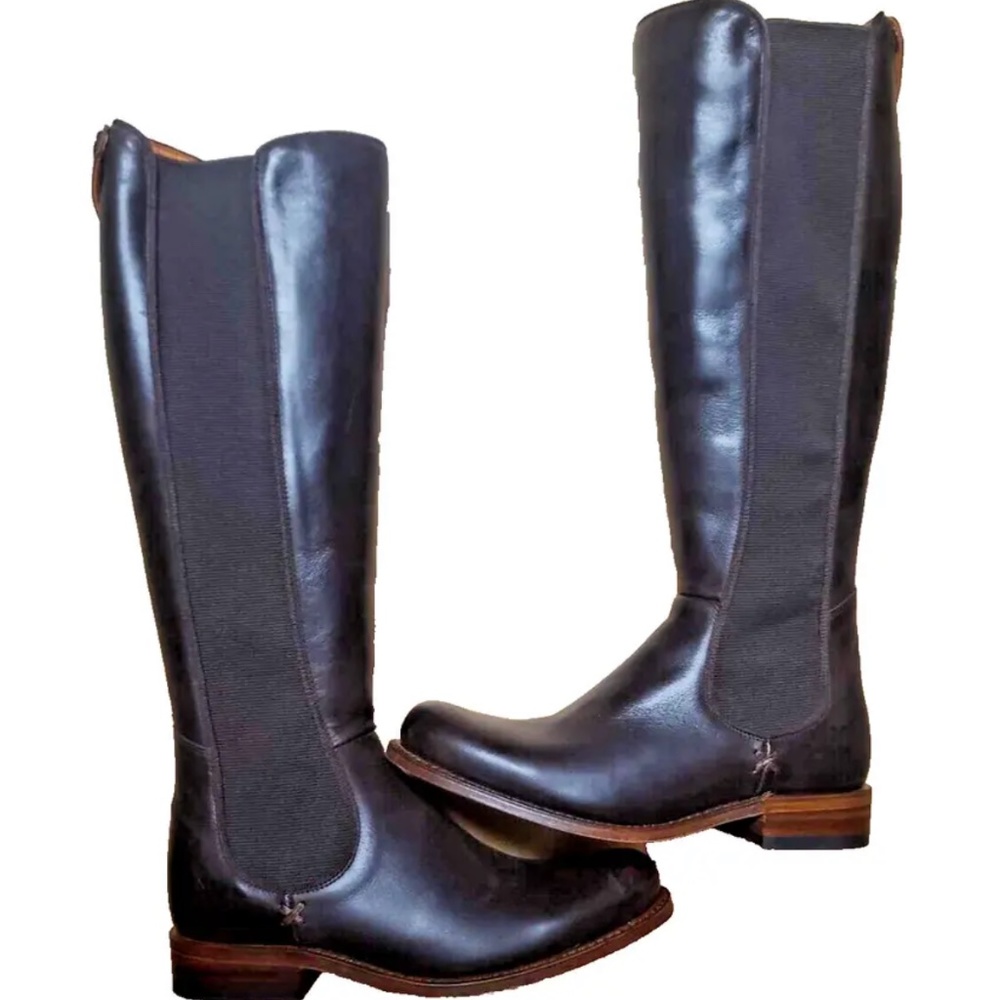 Frye brown knee high boots